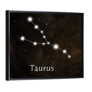 Taurus Horoscope Constellation Wall Art