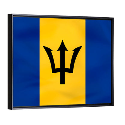 Barbados National Flag Wall Art