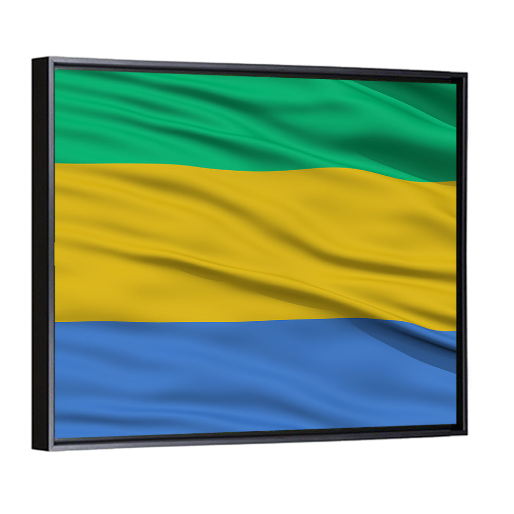 Gabon National Flag Wall Art