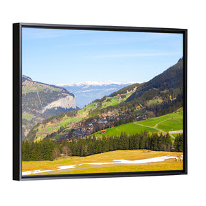 Jungfrau Mountain With Snow & Mountain Wall Art