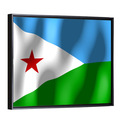 Flag Of Djibouti Wall Art