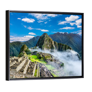 Machu Picchu In Mountains Wall Art