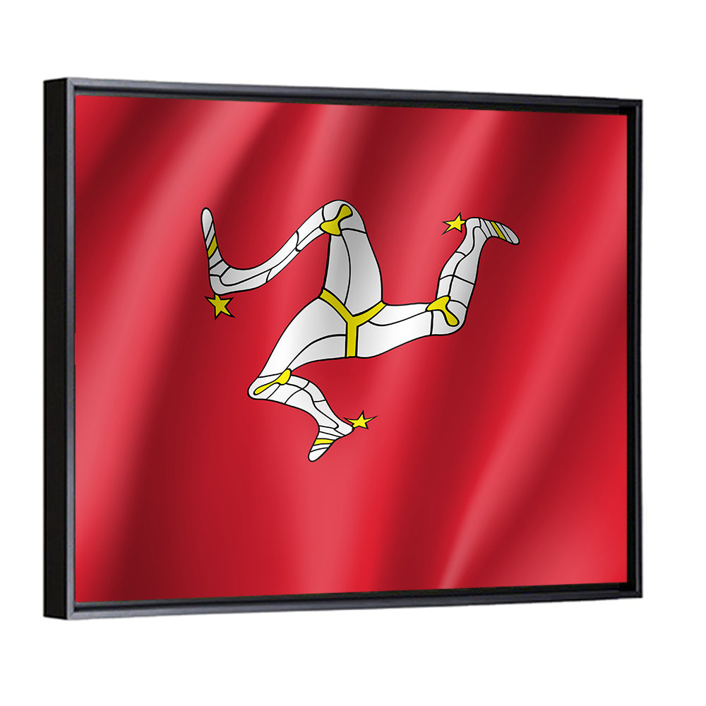 Isle of Man Flag Emblem Wall Art