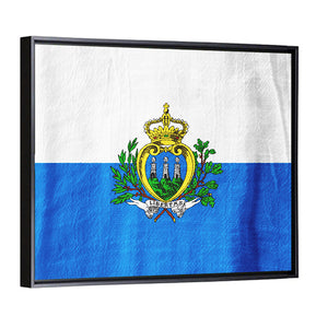 San Marino National Flag Wall Art