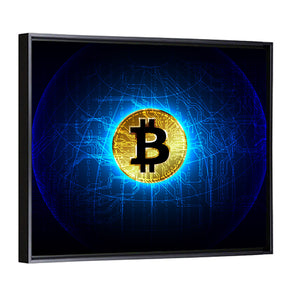 Bitcoin Digital Currency Wall Art