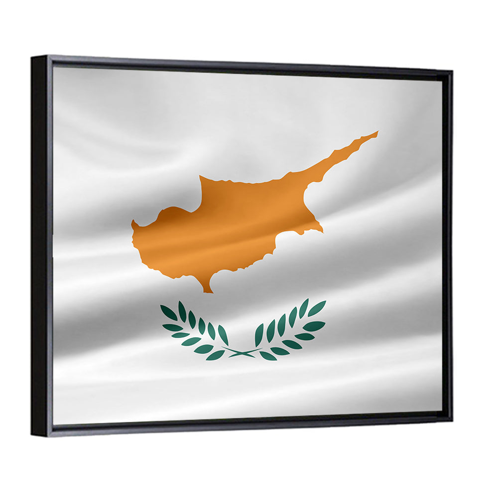 Cyprus Flag Emblem Wall Art