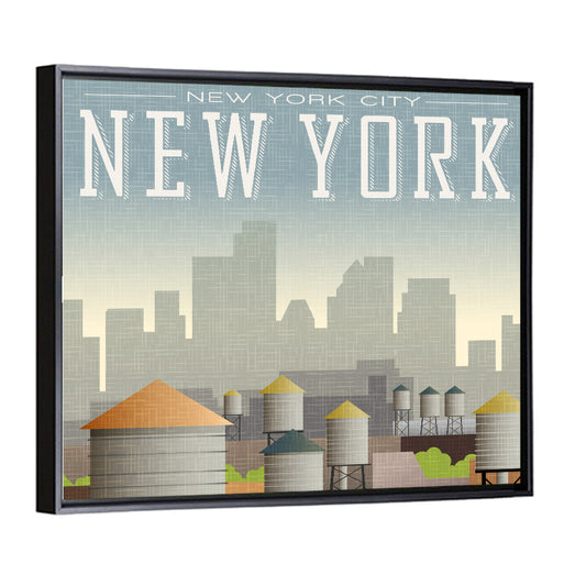 New York Travel Poster Wall Art