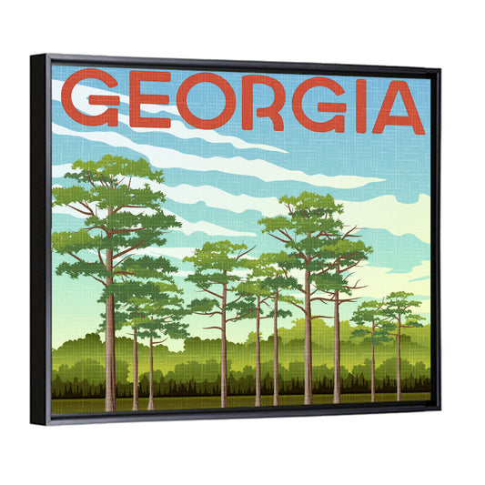 Georgia Travel Poster Wall Art