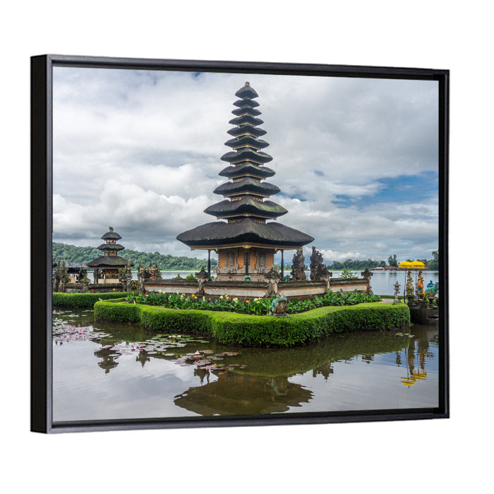 Pura Ulun Danu Bratan, Bedugul Wall Art as a framed canvas