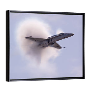 Sonic Pressure Waves From Aircraft Wall Art