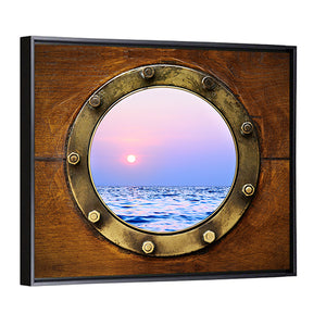 Boat Porthole Close Up Wall Art