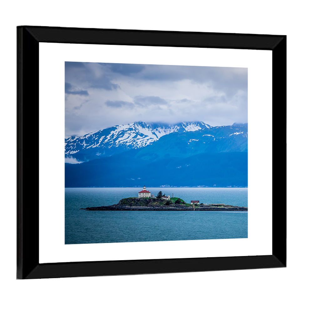 Mud Bay Alaska Mountain Wall Art