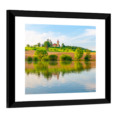 St Peter & Pauls Church In Czech Wall Art