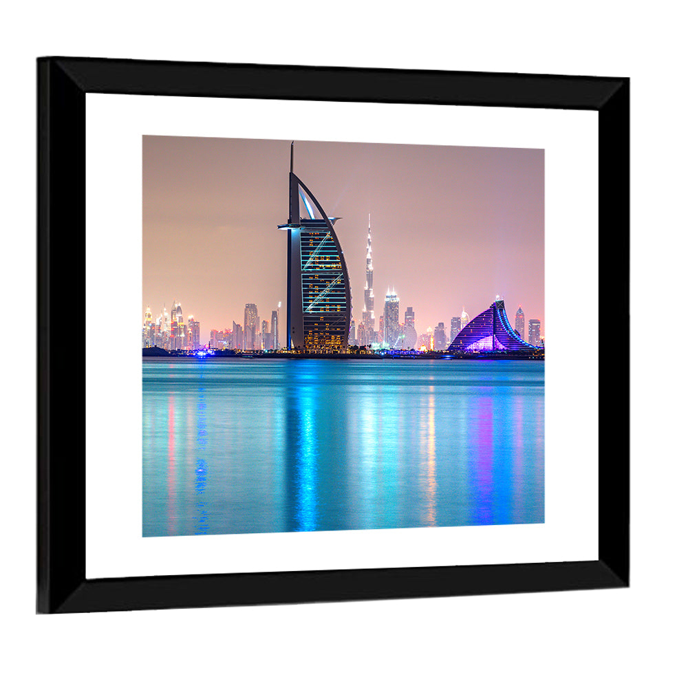 Dubai Skyline Wall Art