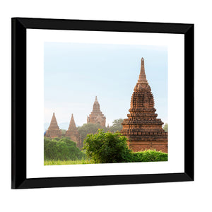 Ancient Pagodas In Bagan Myanmar Wall Art