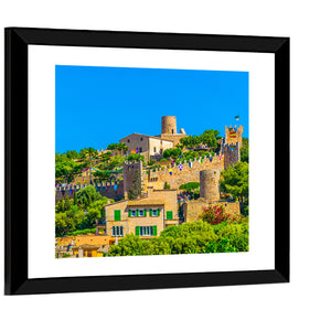 Capdepera Castle & Capdepera Town Spain Wall Art