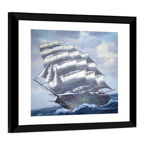 Antique Sail Ship Artwork Wall Art