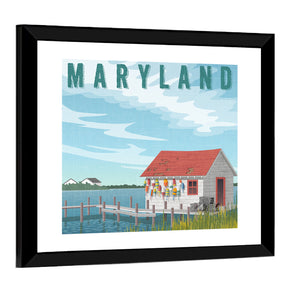 Maryland Travel Poster Wall Art