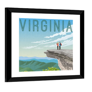 Virginia Travel Poster Wall Art