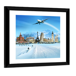 Travel Around World Concept Wall Art