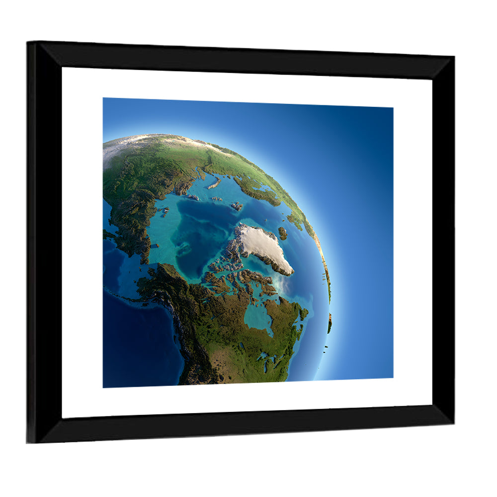 Arctic Earth Fragment Wall Art