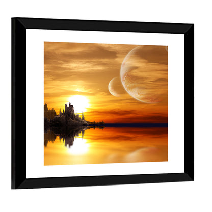 Fantasy Planet Wall Art