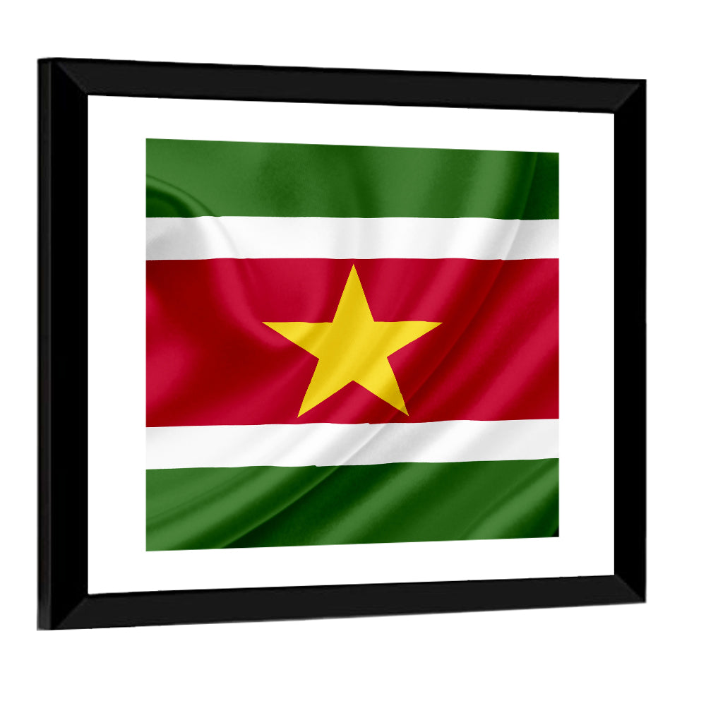 Suriname National Flag Wall Art