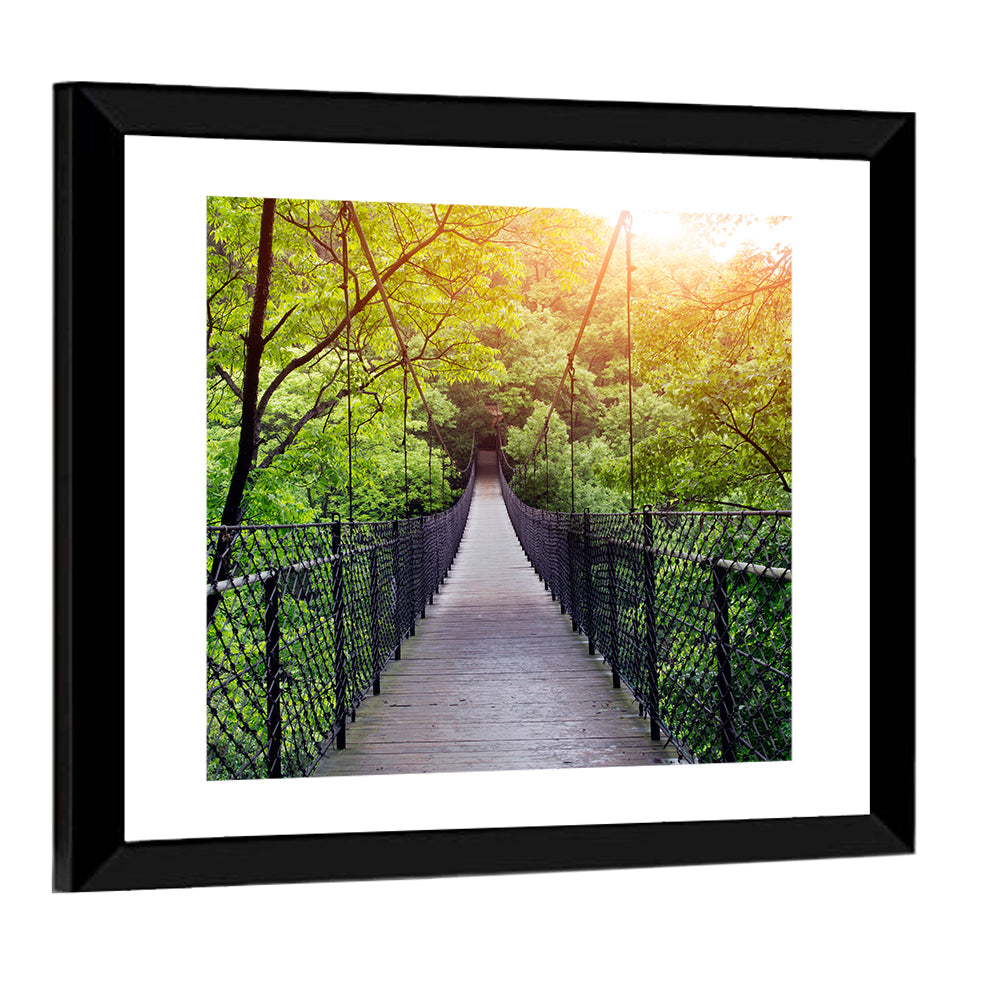 Guilin Jungle Suspension Bridge Wall Art