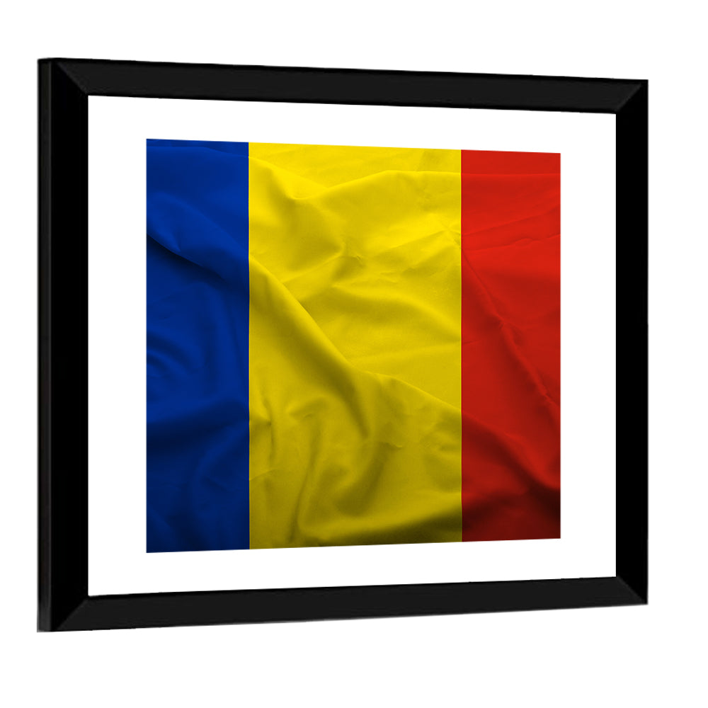 Flag Of Romania Wall Art