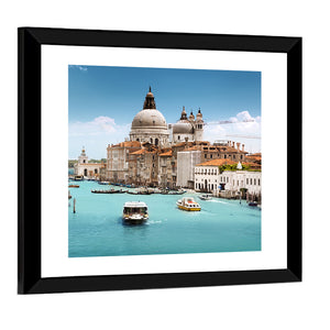 Grand Canal & Basilica Santa Maria Della Salute Wall Art