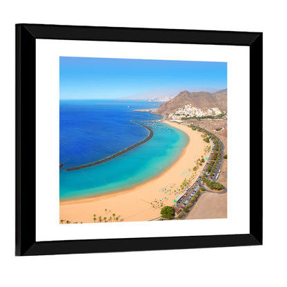 Beach Las Teresitas At Canary Islands Wall Art