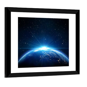 Earth From Space Wall Art