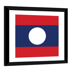 Flag Of Laos Wall Art