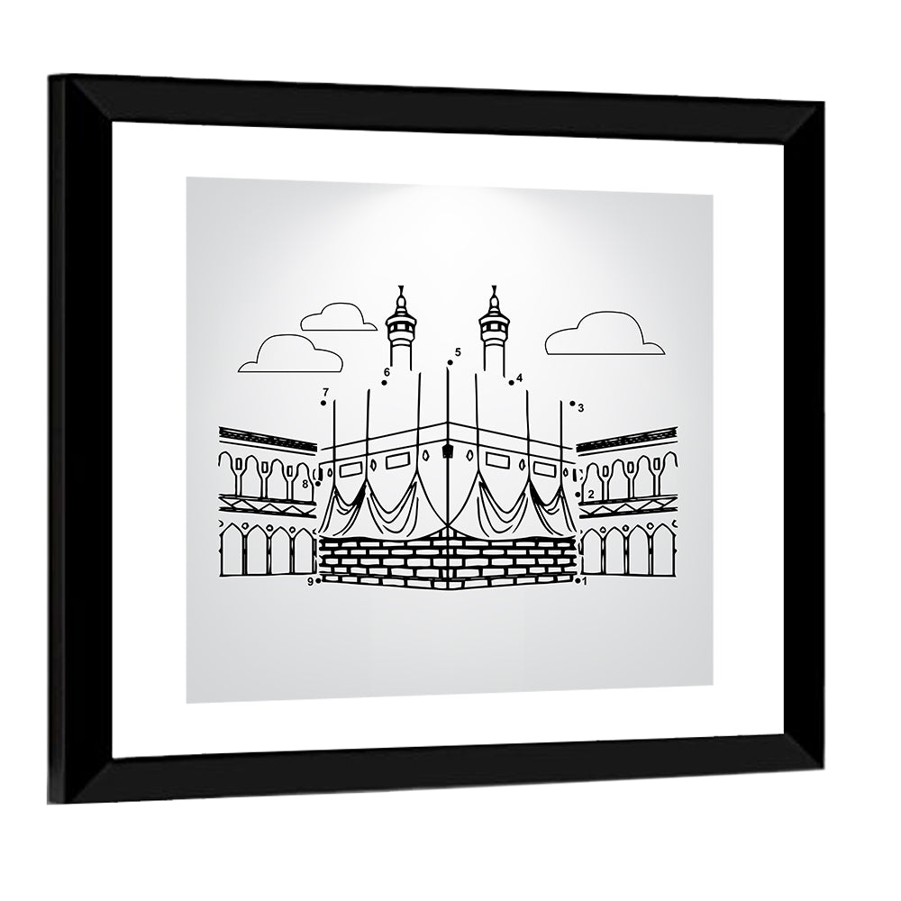 Khana e Kaaba Artwork Wall Art