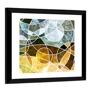 Geometric Grunge Abstract Wall Art