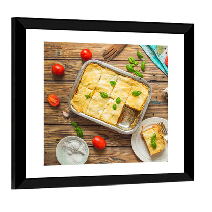 Homemade Lasagna Wall Art