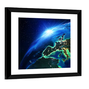 Europe At Night Wall Art