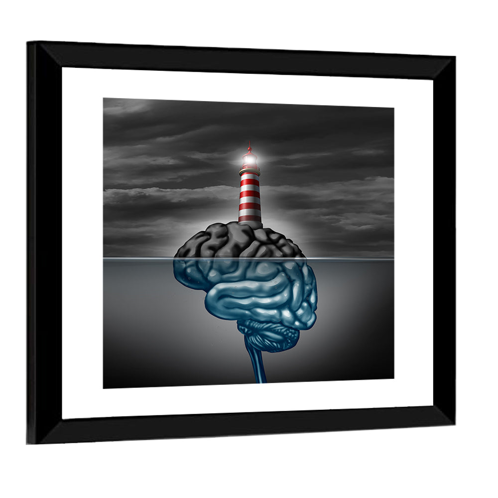 Brain Disorder Neurology Symbol Wall Art