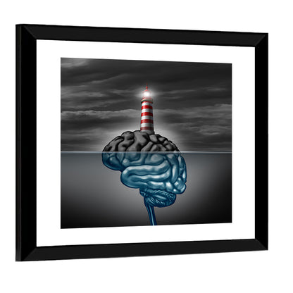 Brain Disorder Neurology Symbol Wall Art