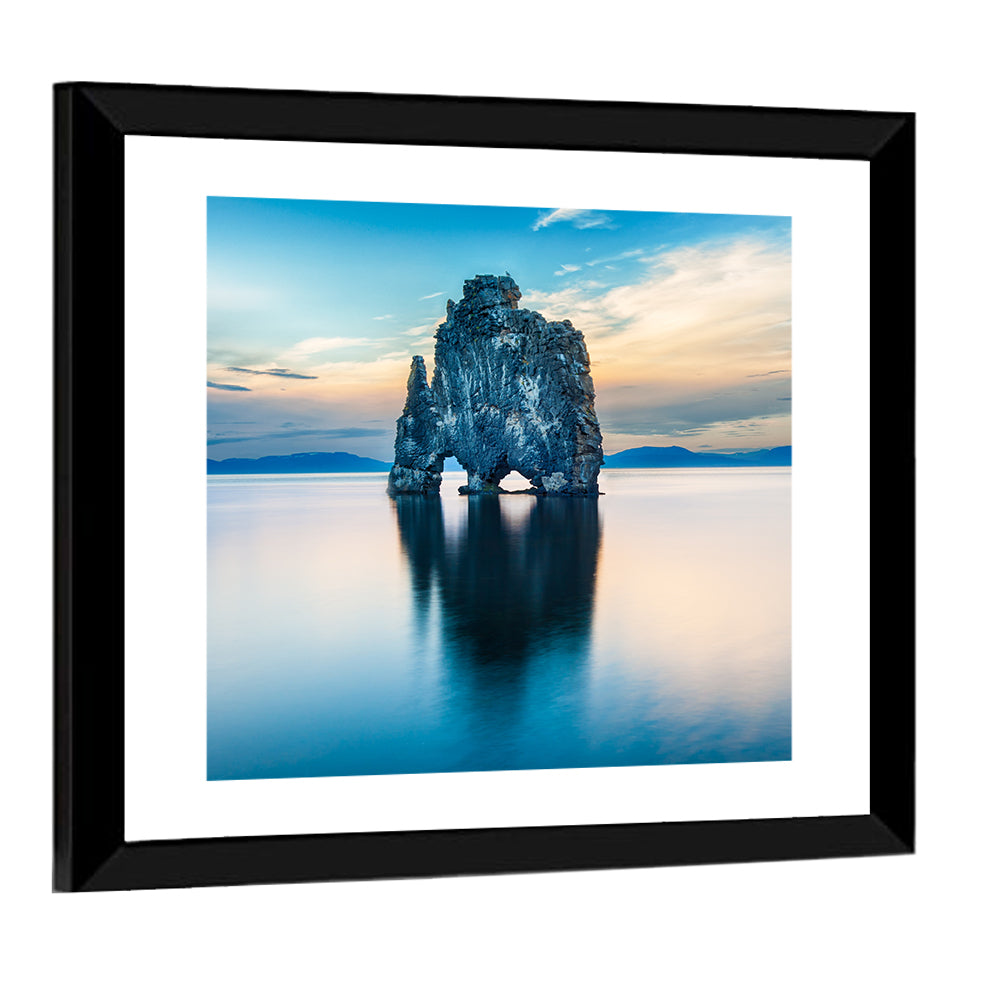 Hvítserkur Sea Stack, Hvammstangi Iceland Wall Art