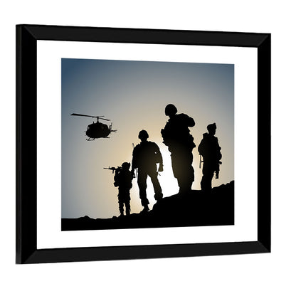 Army In Battlefield Wall Art