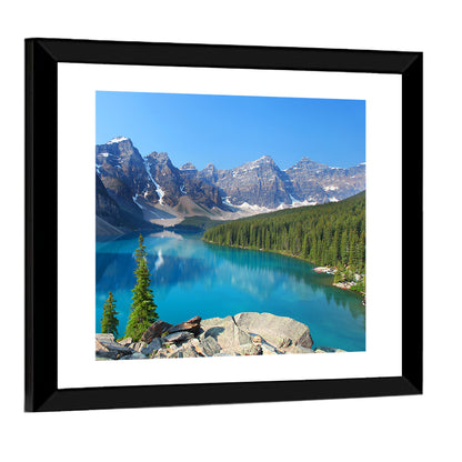 Moraine Lake in the Canadian Rockies Wall Art