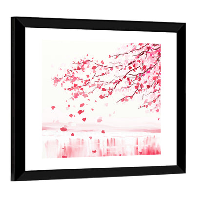 Japanese Cherry Tree Wall Art
