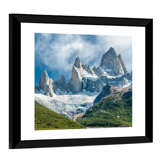 Mount Fitz Roy Wall Art as a framed print
