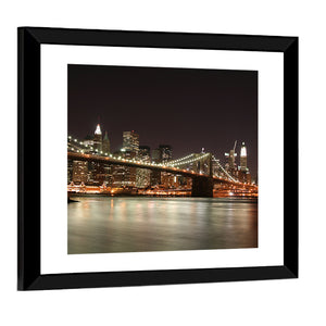 Brooklyn Bridge & Manhattan Skyline Wall Art