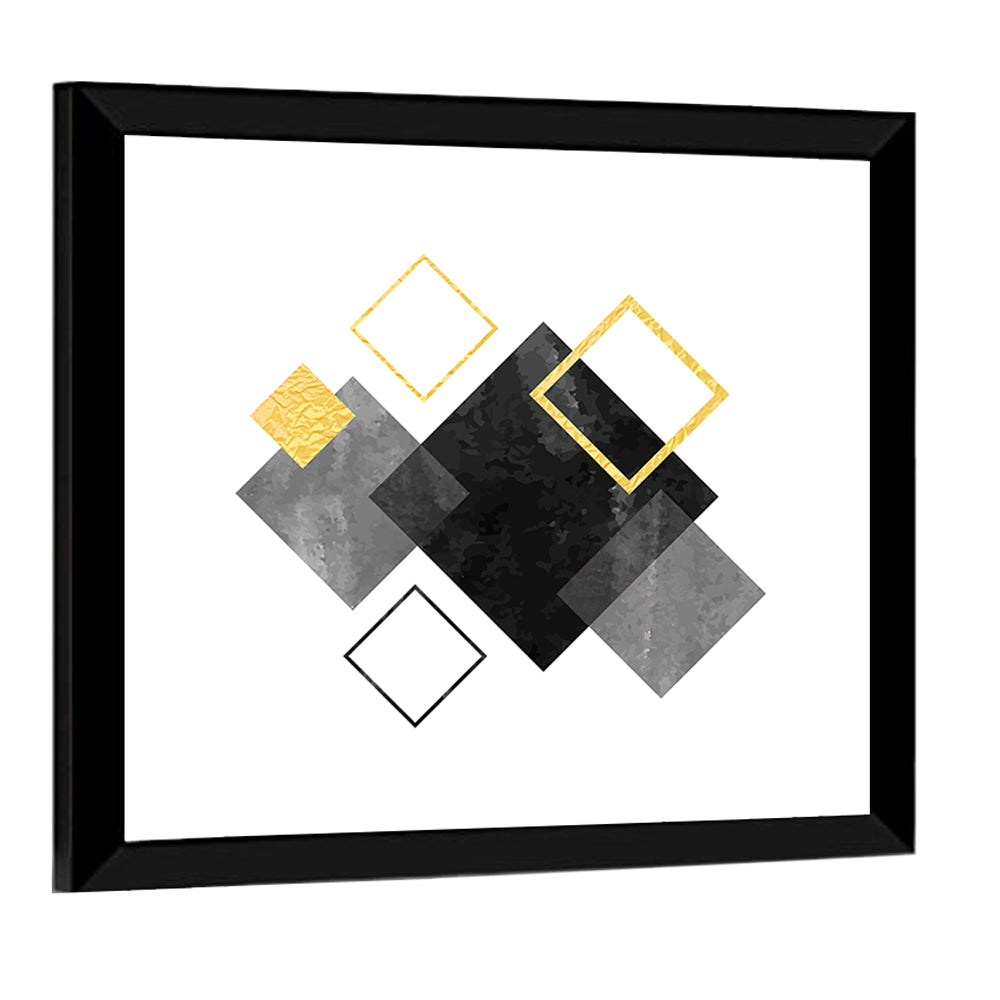 Squares Composition Minimalist Wall Art
