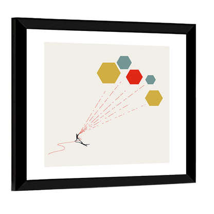 Big Data Analysis Concept Wall Art