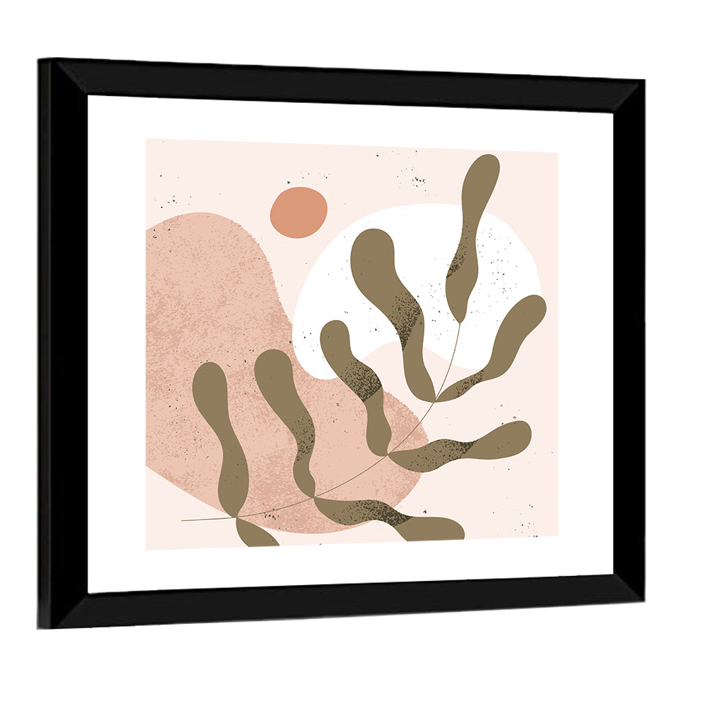Asymmetrical Botanical Branch Wall Art