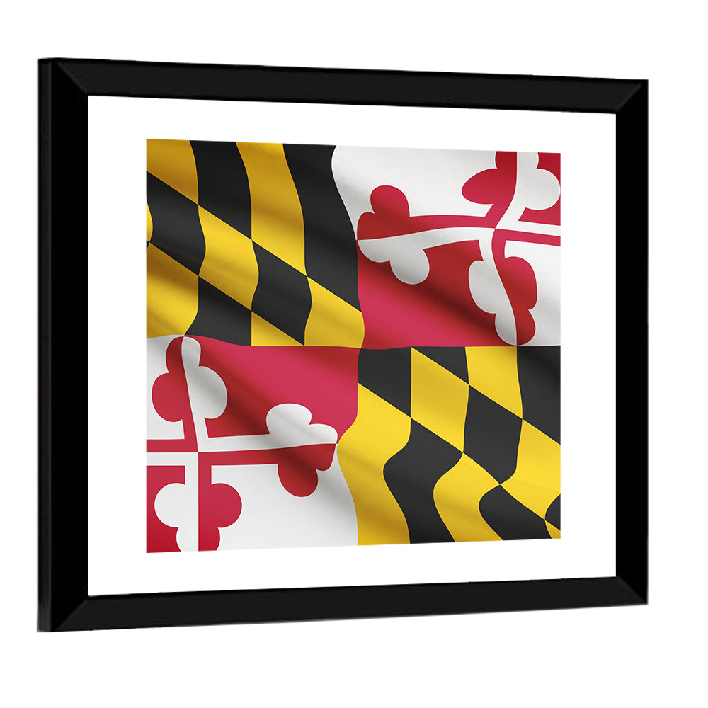 Maryland State Flag Wall Art