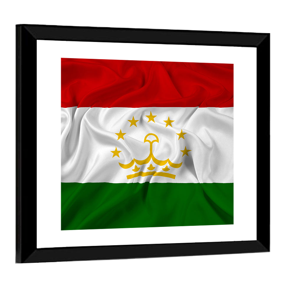 Flag Of Tajikistan Wall Art